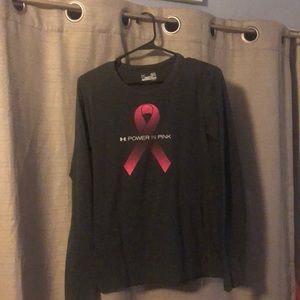 “Power in Pink” Long-sleeve Under Armour Tee